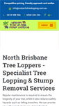 Mobile Screenshot of colourfultreelopping.com.au